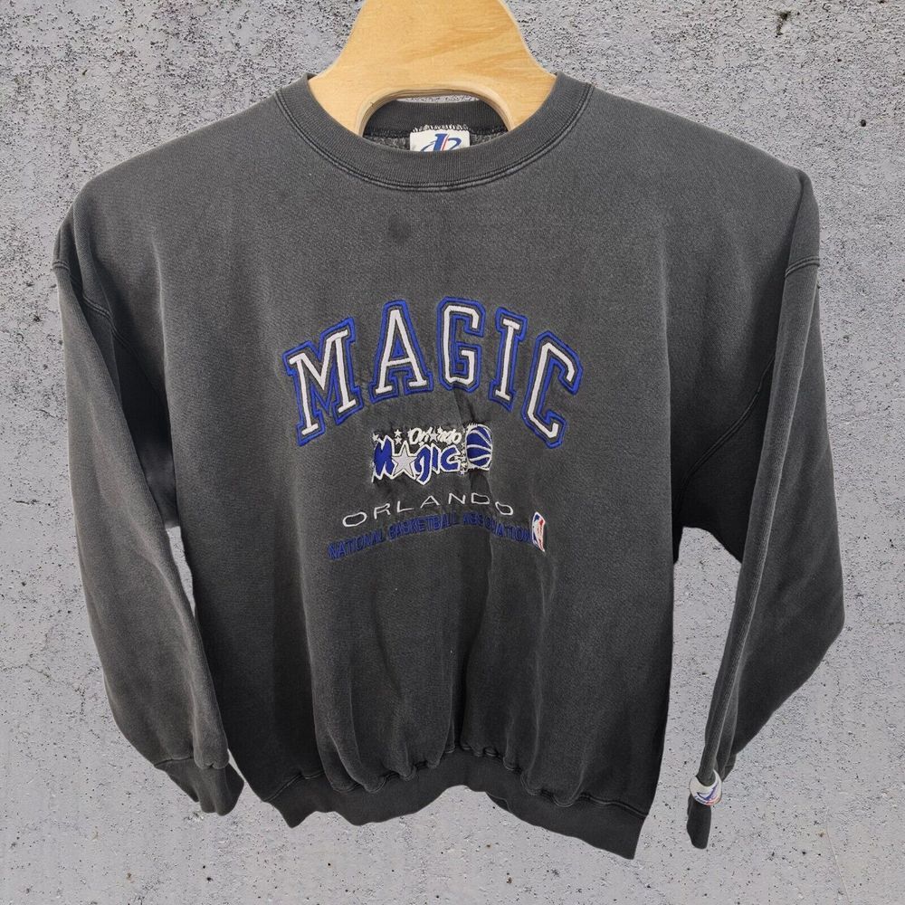 Orlando Magic‎ Vintage 90s Logo Athletic NBA Crewneck Sweatshirt Size XL Faded
